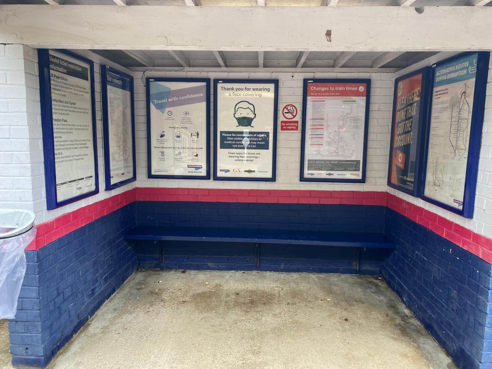 Waiting Shelter Refurbishment – Ashwell and Morden Station - Image 4